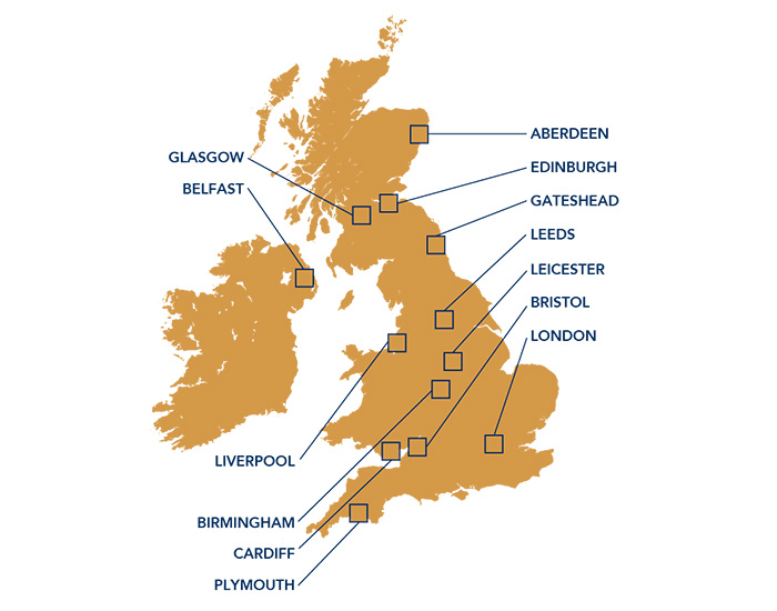 UK map
