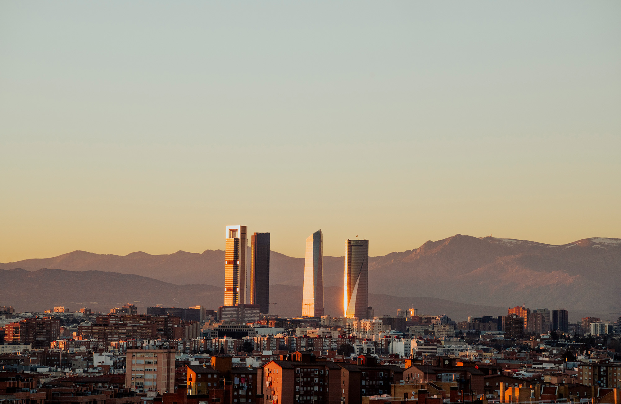 Madrid skyline