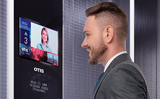 man in lift