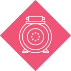 Gearless machine icon